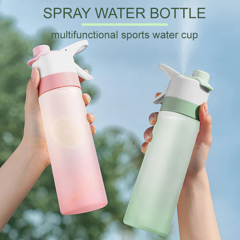 Large Capacity Spray Water Bottle for Girls - Ideal for Outdoor Sports, Fitness, Travel, and Kitchen Use