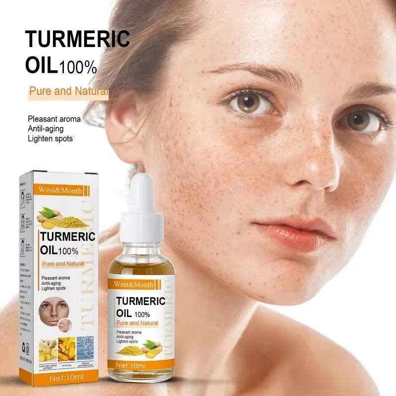 Turmeric Face Serum Moisturizing Essential Oil Tightening Brightening Reducing Fine Lines Oil Control Natural Pure Skincare