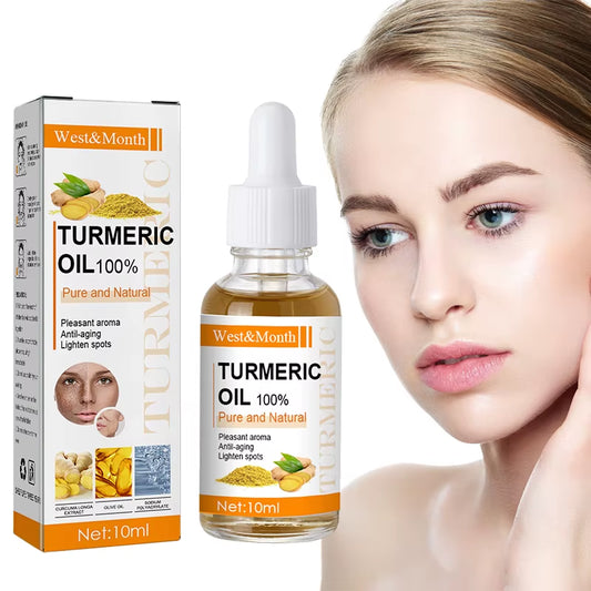 Turmeric Face Serum Moisturizing Essential Oil Tightening Brightening Reducing Fine Lines Oil Control Natural Pure Skincare